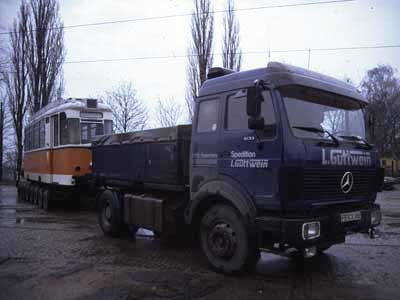Berlin 3011 auf
        dem Tieflader, 11.11.1996