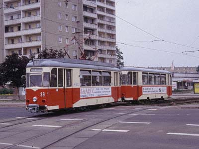 Frankfurt (Oder) Tw 28 mit Bw 112